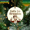 Lets Go Brandon 2022 Christmas Patriotic Gifts Christmas Ornament