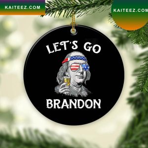 Lets Go Brandon 2022 Christmas Tree Ornament For Anti Biden Christmas Ornament