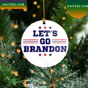 Lets Go Brandon 2022 Christmas Tree Christmas Ornament