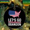 Lets Go Brandon 2022 FJB Biden Christmas Ornament
