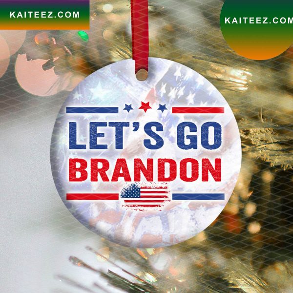 Lets Go Brandon 2022 Republican Gifts Christmas Tree Christmas Ornament