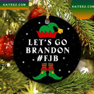 Lets Go Brandon FJB 2022 Christmas Tree Christmas Ornament