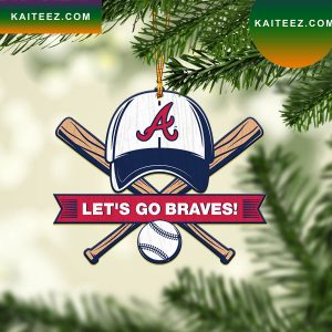 Lets Go Braves Christmas Ornament