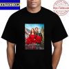 Lindsay Lohan In Falling For Christmas Poster Movie Vintage T-Shirt