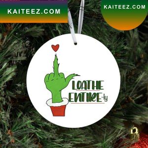 Loathe Entirely Grinch Decorations Outdoor Ornament