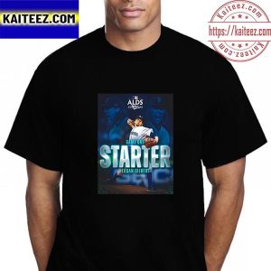 Logan Gilbert of Seattle Mariners Game One Starter MLB ALDS 2022 Vintage T-Shirt