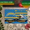 Los Angeles Chargers NFL Custom Name House of fans Doormat