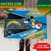 Los Angeles Chargers NFL Custom Name House of fans Doormat