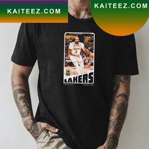 Los Angeles Lakers Anthony Davis 2022 NBA That Time Of Week Fan Gifts T-Shirt