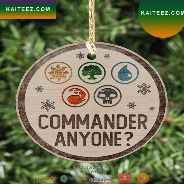 Magic The Gathering Commander Anyone Christmas Ornament