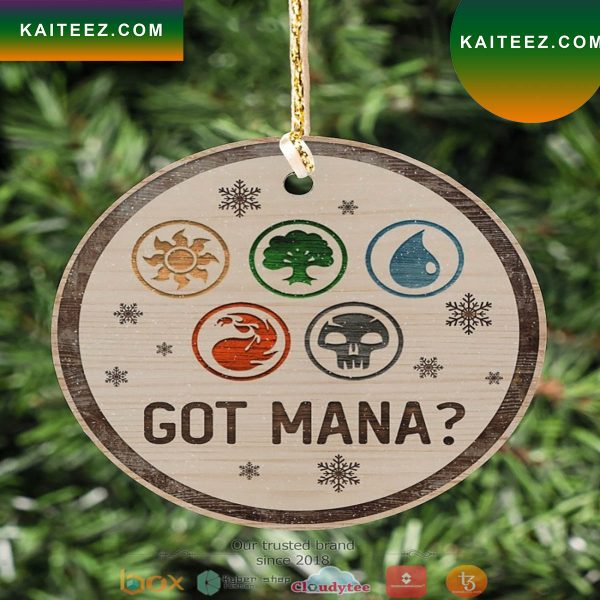 Magic The Gathering Got Mana Christmas Ornament