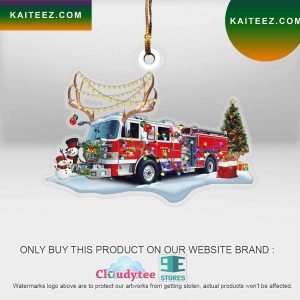 Maryland Hollywood Volunteer Fire Department Christmas Ornament