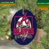 MLB Atlanta Braves Team World Series 2022 Champions Christmas Ornament