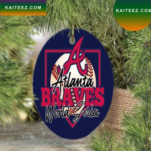 MLB Atlanta Braves World Series Champions 2022 Christmas Ornament