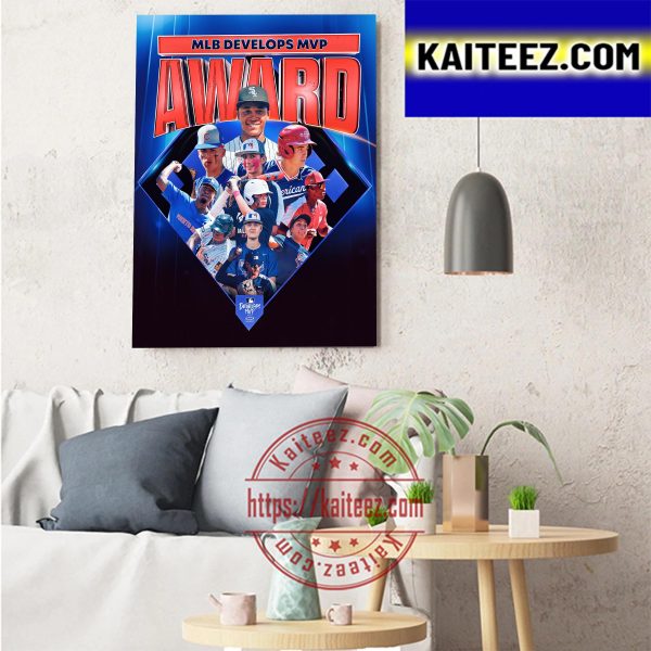 MLB Develops MVP Award Presented By Chevrolet Art Decor Poster Canvas