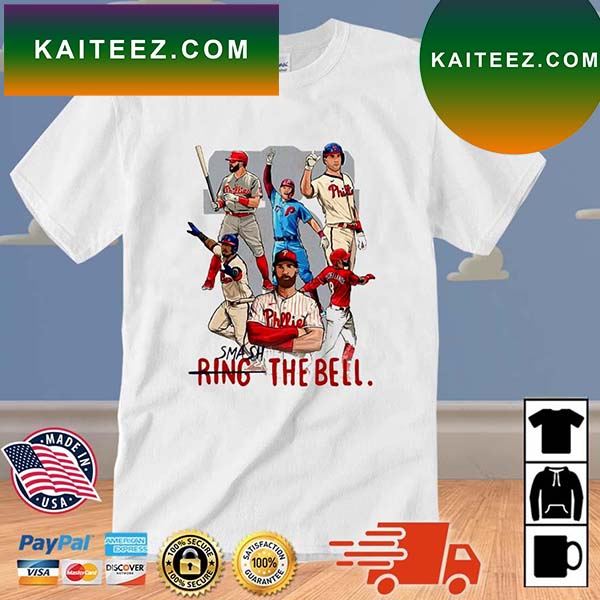 MLB Philadelphia Phillies Smash Ring The Bell Red October 2022 T-Shirt -  Kaiteez