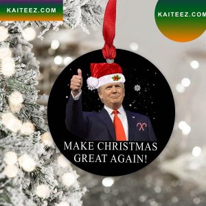 Make Christmas Great Again Trump 2022 Christmas Ornament