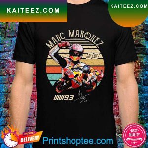 Marc Marquez 93 signature vintage T-shirt