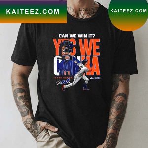 Mark Canha Yes We Can Win It signature T-shirt