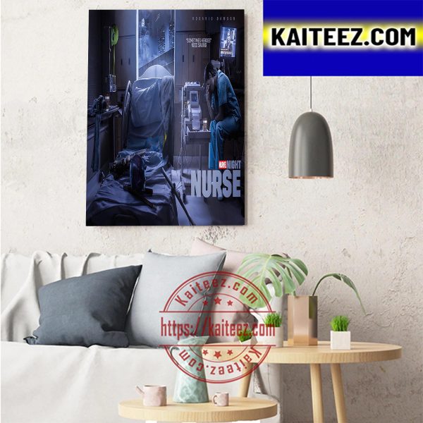 Marvel Night Nurse Only On Disney Play Sometimes Heroes Need Saving Art Decor Poster Canvas