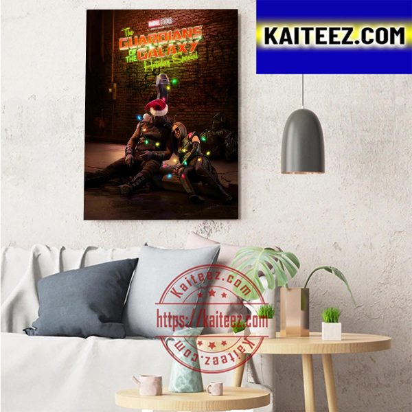Marvel Studios The Guardians Of The Galaxy Holiday Special Art Decor Poster Canvas