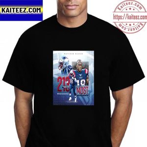 Matthew Slater 213 Regular Season Games Played With New England Patriots In NFL Vintage T-Shirt