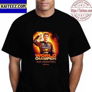 Max Verstappen F1 Two Time World Champion Vintage T-Shirt