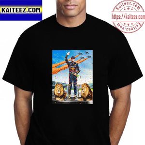 Max Verstappen Two Time F1 World Champion Vintage T-Shirt
