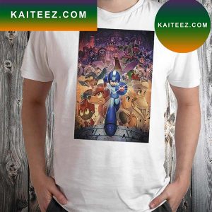 Mega man 11 gears of fate posterportrait poster T-shirt