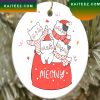 Meowy Christmas Ornament