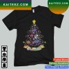 Merry And Bright Atlanta Braves MLB Christmas Tree 2022 T-Shirt