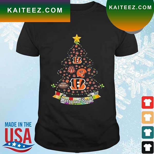 Cincinnati Bengals Christmas Shirt - Happy Holideys Bus Design, Unique Cincinnati  Bengals Gifts - Best Gifts For Your Loved Ones