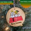 Merry Christmas 2022 Snoopy Ornament Snoopy Christmas Decorations