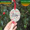 Merry Christmas Personalized Christmas Ornament