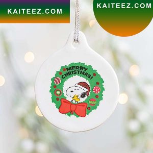 Merry Christmas Snoopy And Woodstock Ornament Snoopy Christmas Decorations
