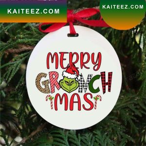 Merry Grinchmas Ornament Grinch Decorations Outdoor Ornament