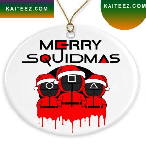 Merry Squidmas Game 2022 Christmas Ornament