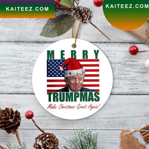 Merry Trump 2024 Christmas Ornament Kaiteez