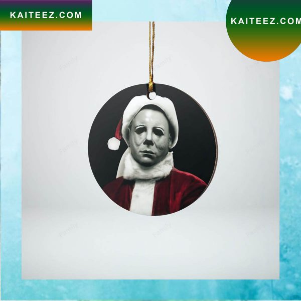 Michael Myers Santa Horror Character Christmas Ornament