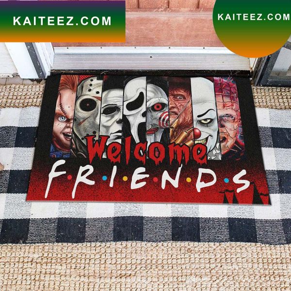 Michael Myers Welcome Friends Movie Halloween Horror Character Doormat
