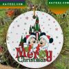 Mickey Minnie Christmas Ornament