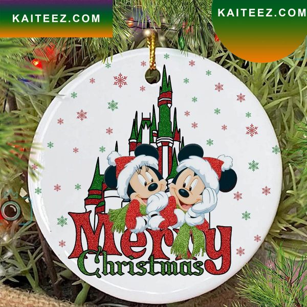 Mickey Minnie Disney Christmas Ornament