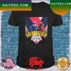 Mike Odenwaelder Futures Collegiate Baseball League Hall Of Fame T-shirt