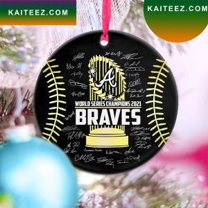 MLB Atlanta Braves 2022 Christmas Ornament