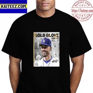 Mookie Betts Being Named 2022 Gold Glove Award Finalist Vintage T-Shirt