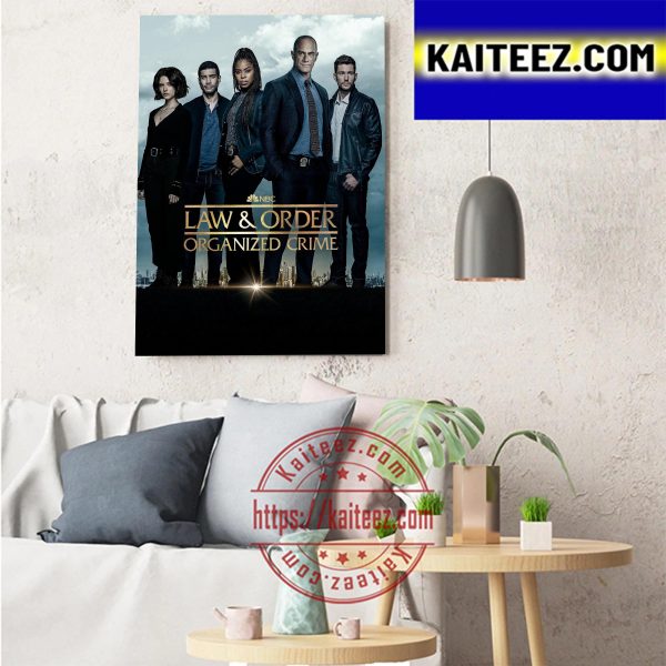 NBC Law And Order Organized Crime Art Decor Poster Canvas