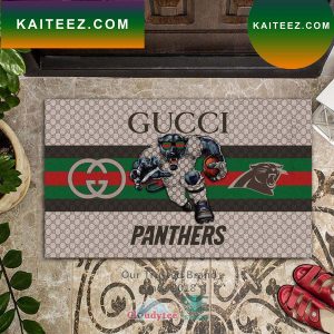 NFL Carolina Panthers Gucci Doormat