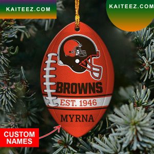 NFL Cleveland Browns Christmas Ornament
