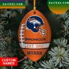 NFL Denver Broncos Xmas Mickey Ornament
