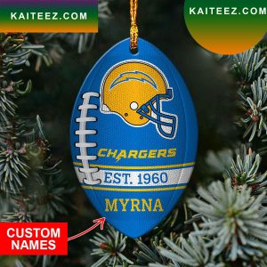NFL Los Angeles Chargers Christmas Ornament